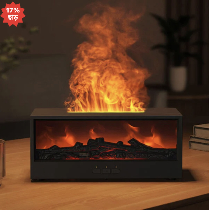 Aroma Fireplace Flame Diffuser with Remote Control